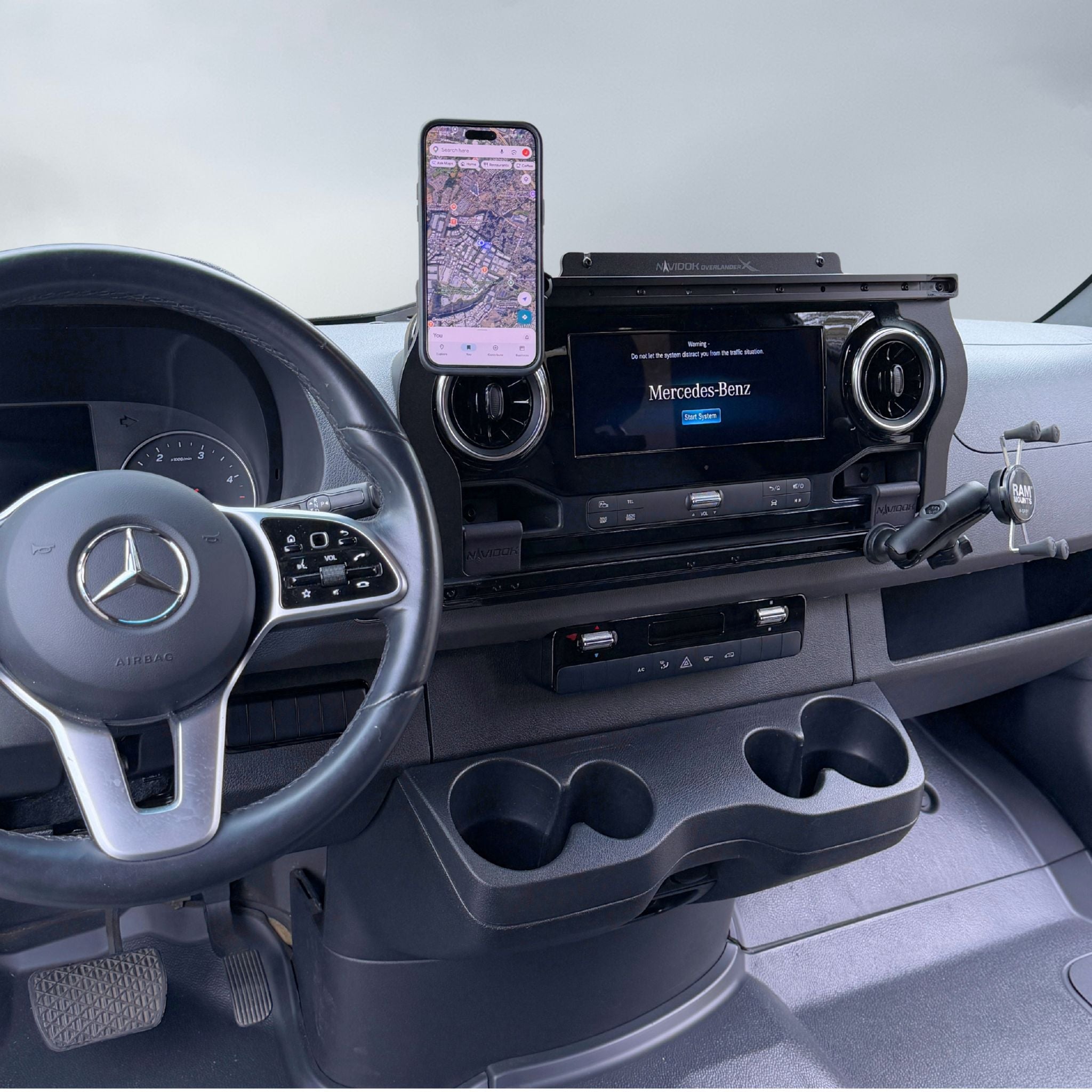 Navidok Overlander X - No Drill Dash Mount