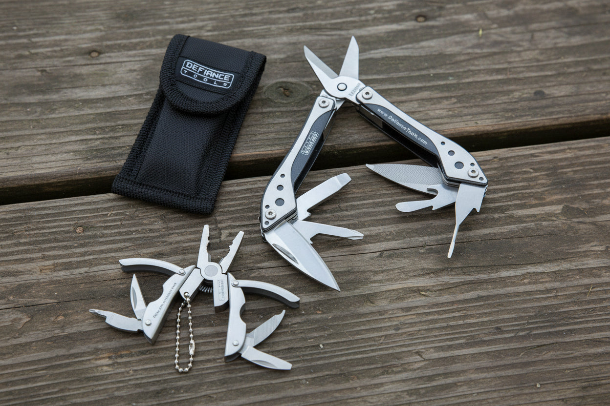 Scissors Multi-Tool & Pliers Keychain