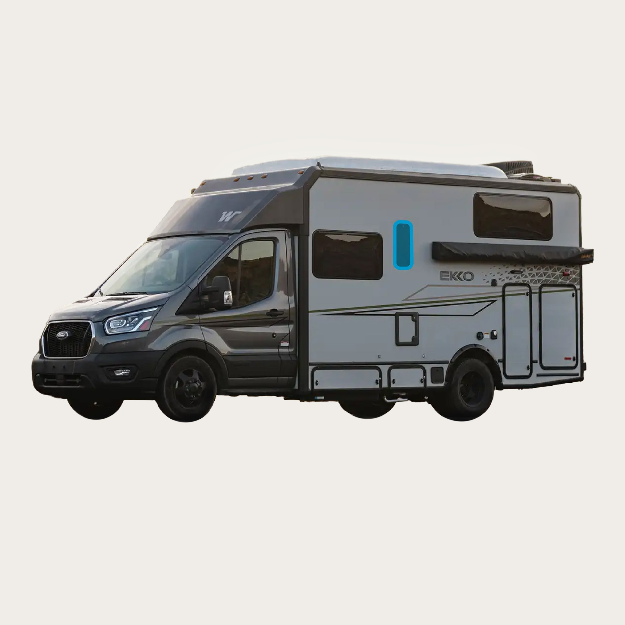 Transit Ekko - Bathroom Zipper Shade