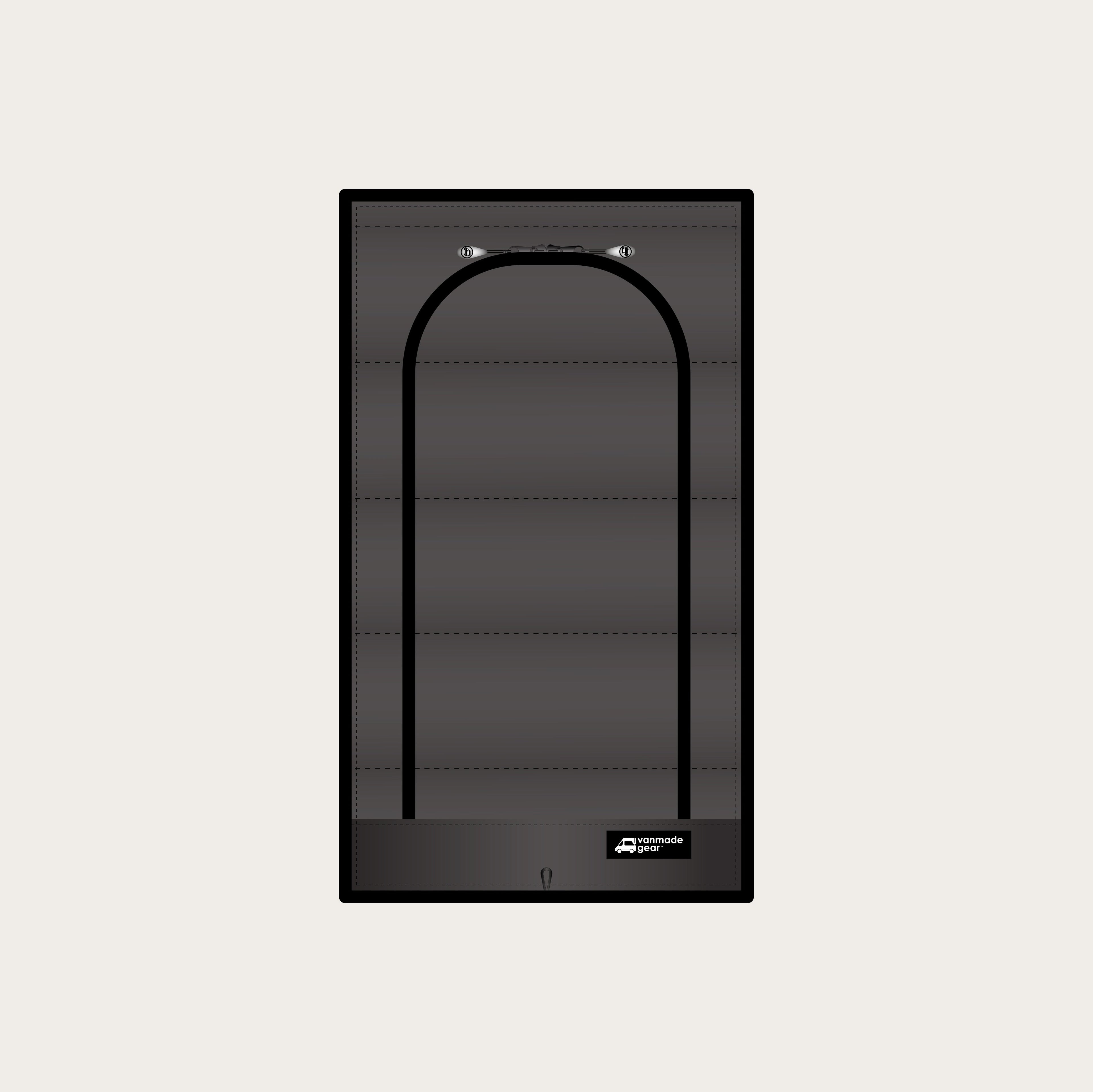 Transit Ekko - Bathroom Zipper Shade