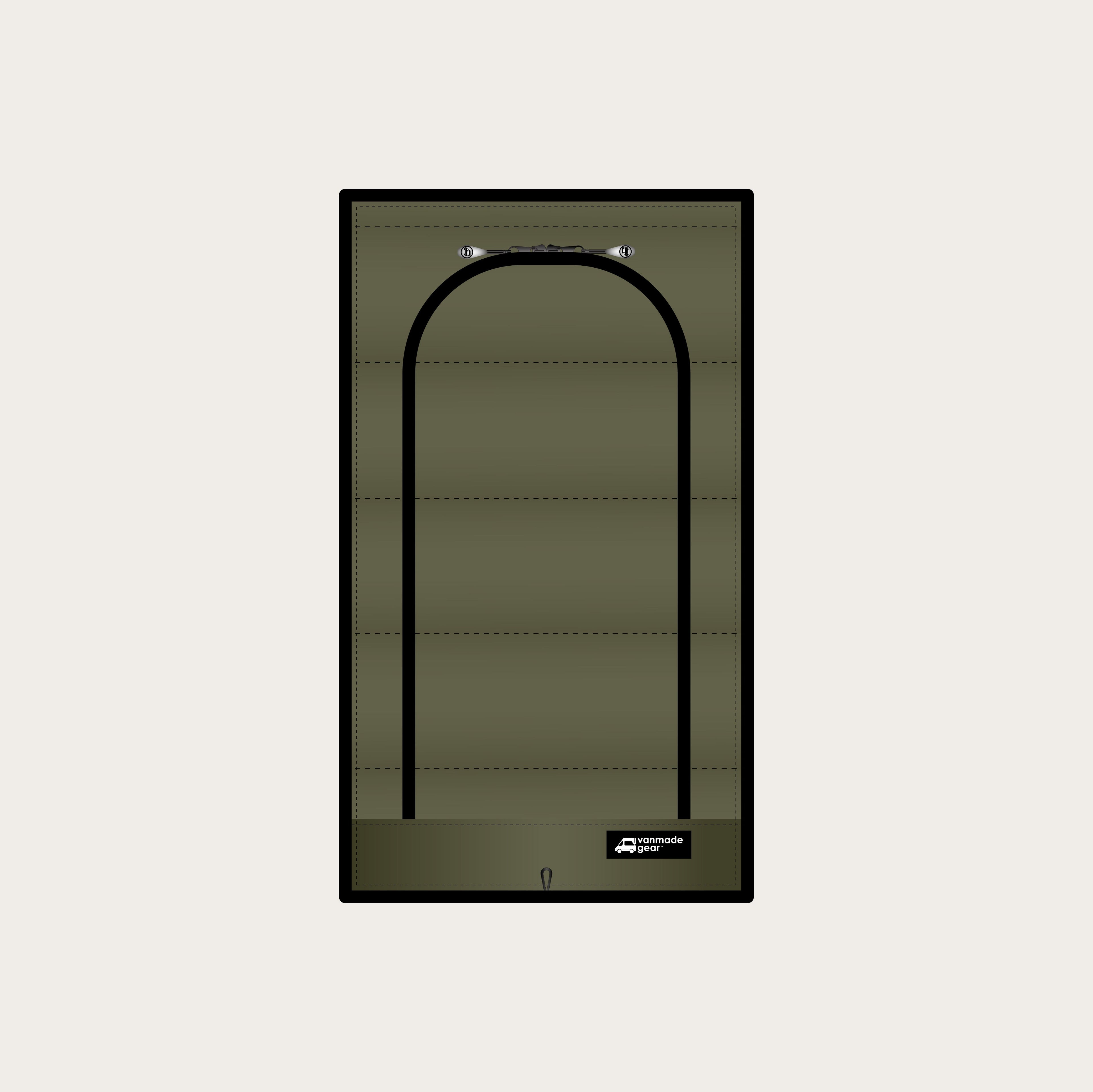 Transit Ekko - Bathroom Zipper Shade