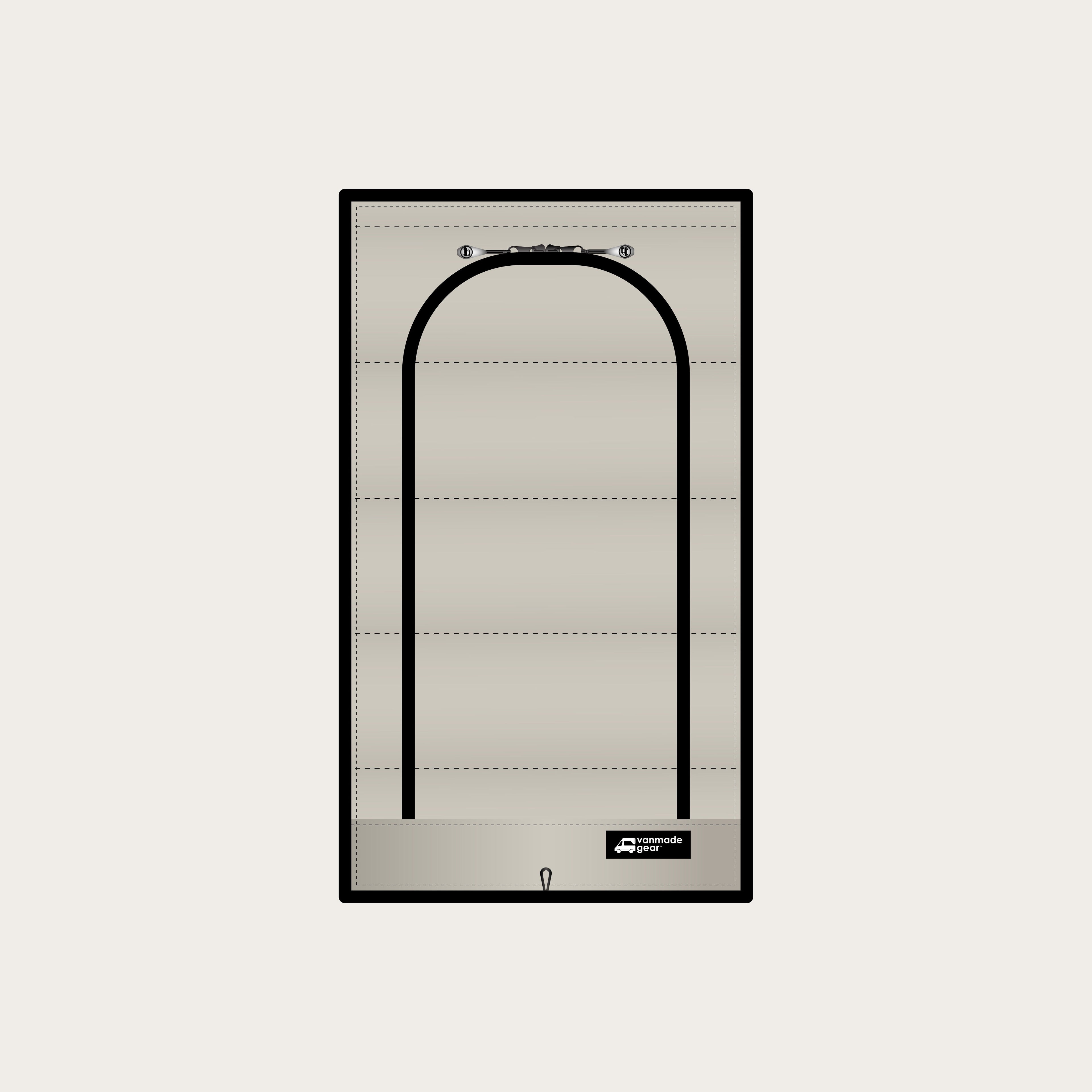 Transit Ekko - Bathroom Zipper Shade