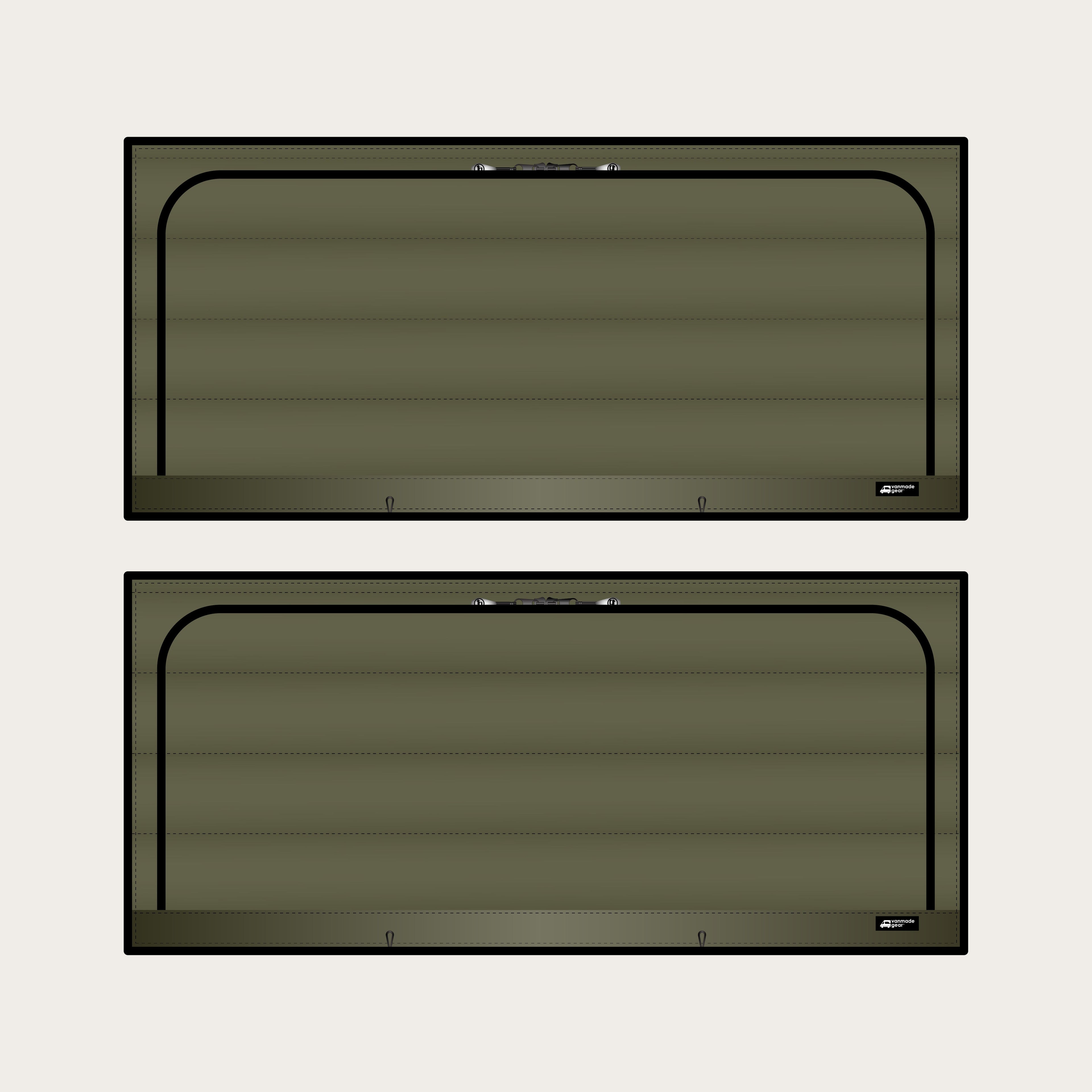 Transit Ekko - Bed Zipper Shade (Set)