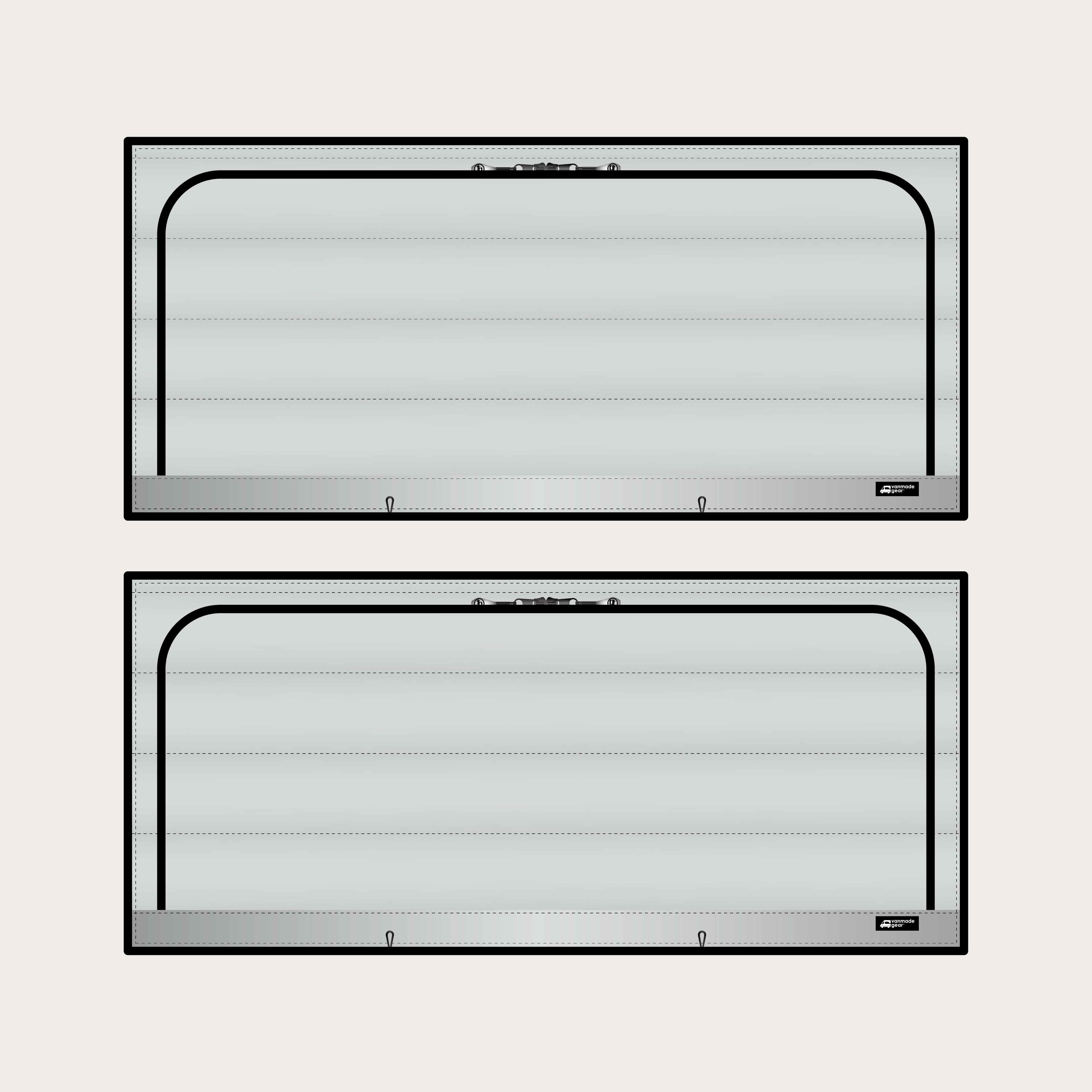 Transit Ekko - Bed Zipper Shade (Set)