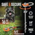 Dog Run Option for Grounded Paws Tie Down Kit