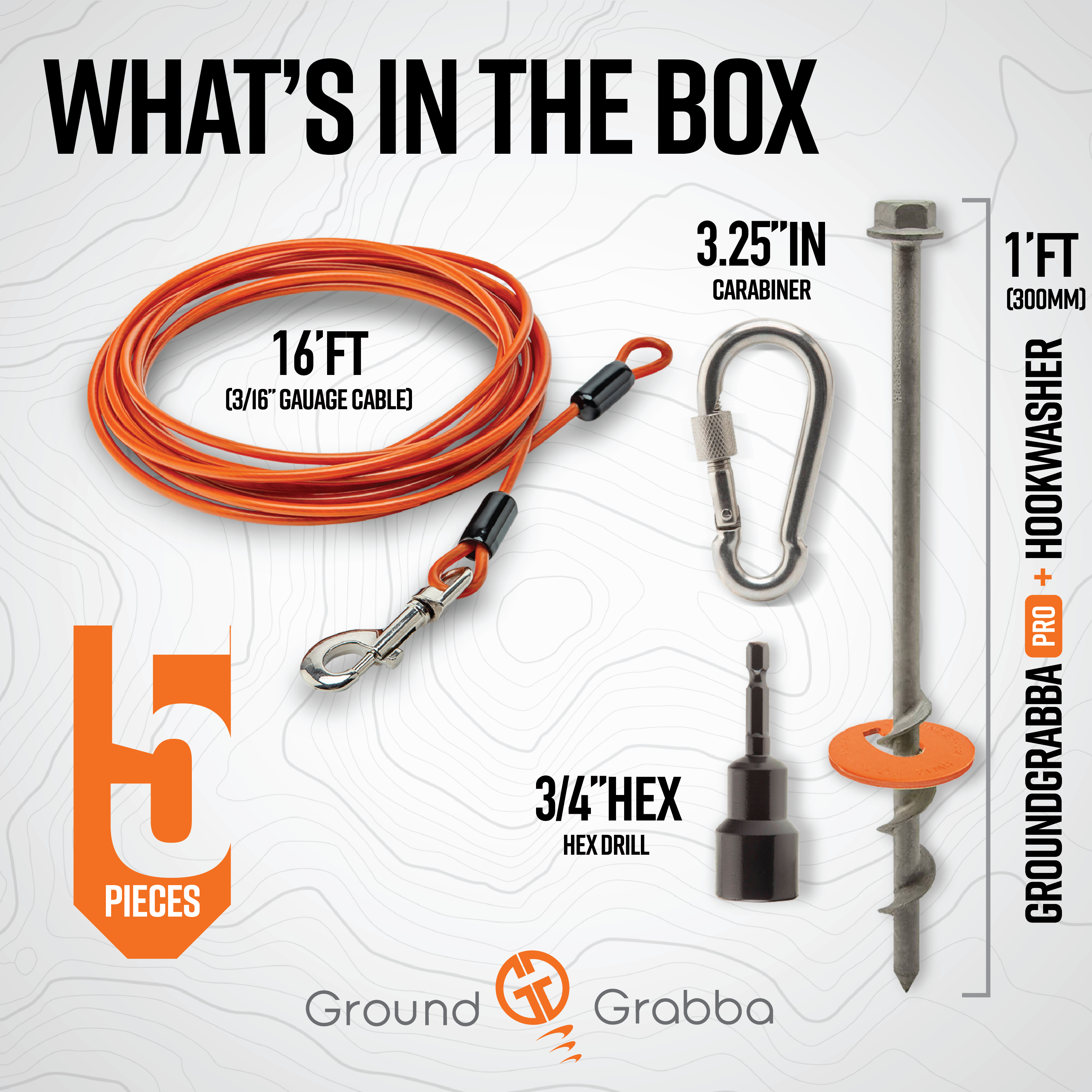 Grounded Paws Dog Tie Down Kit