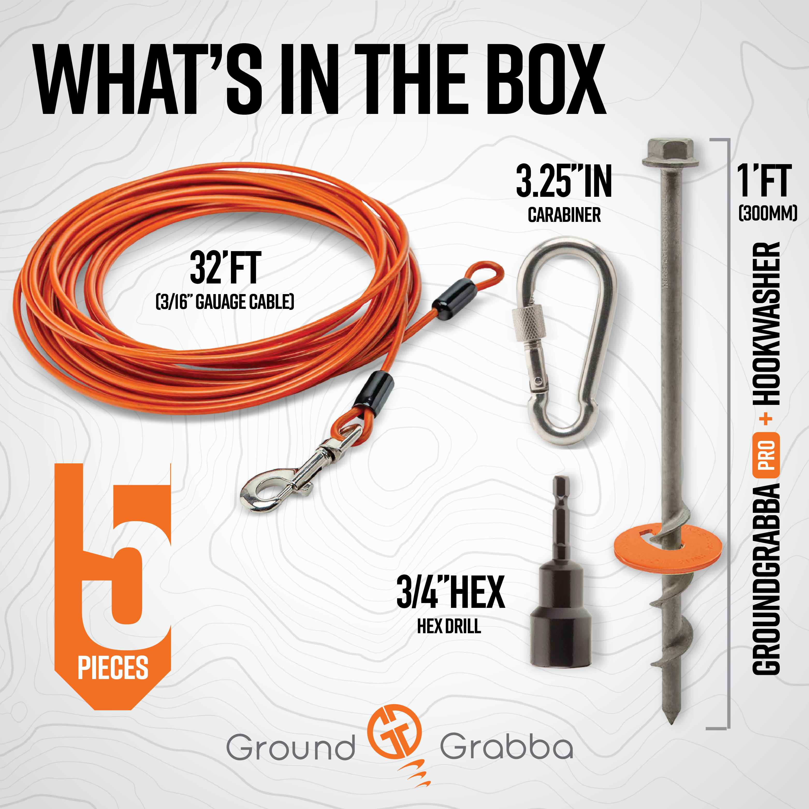 Grounded Paws Dog Tie Down Kit