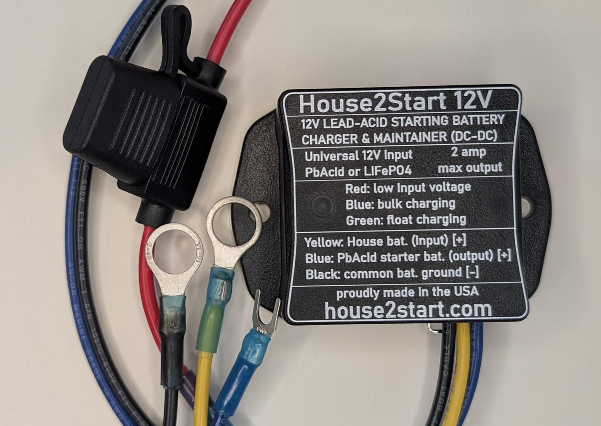EKKO House2Start 12V Charger Assembled for Winnebago SPREKKO