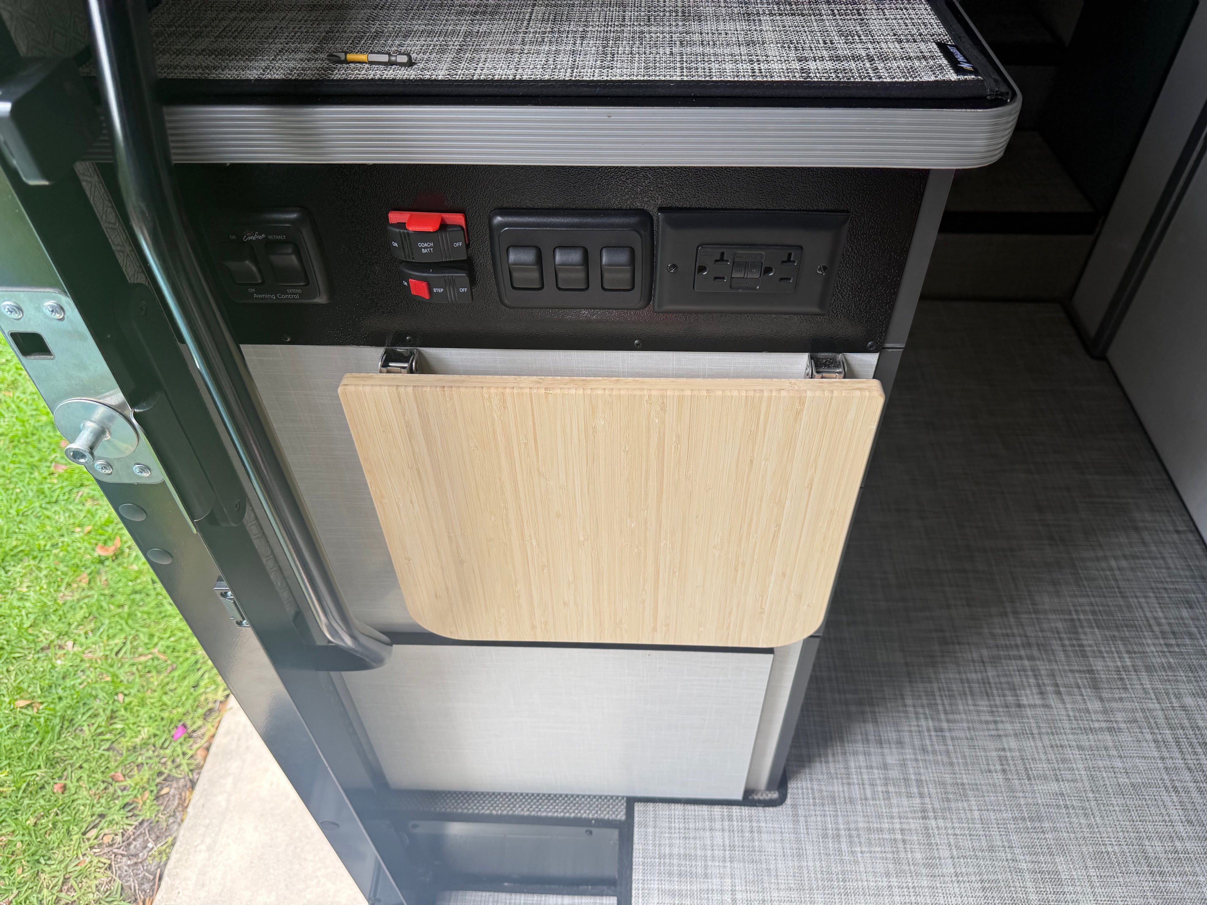 GripTurf Bamboo Prep Pro + Folding Countertop Combo Pack