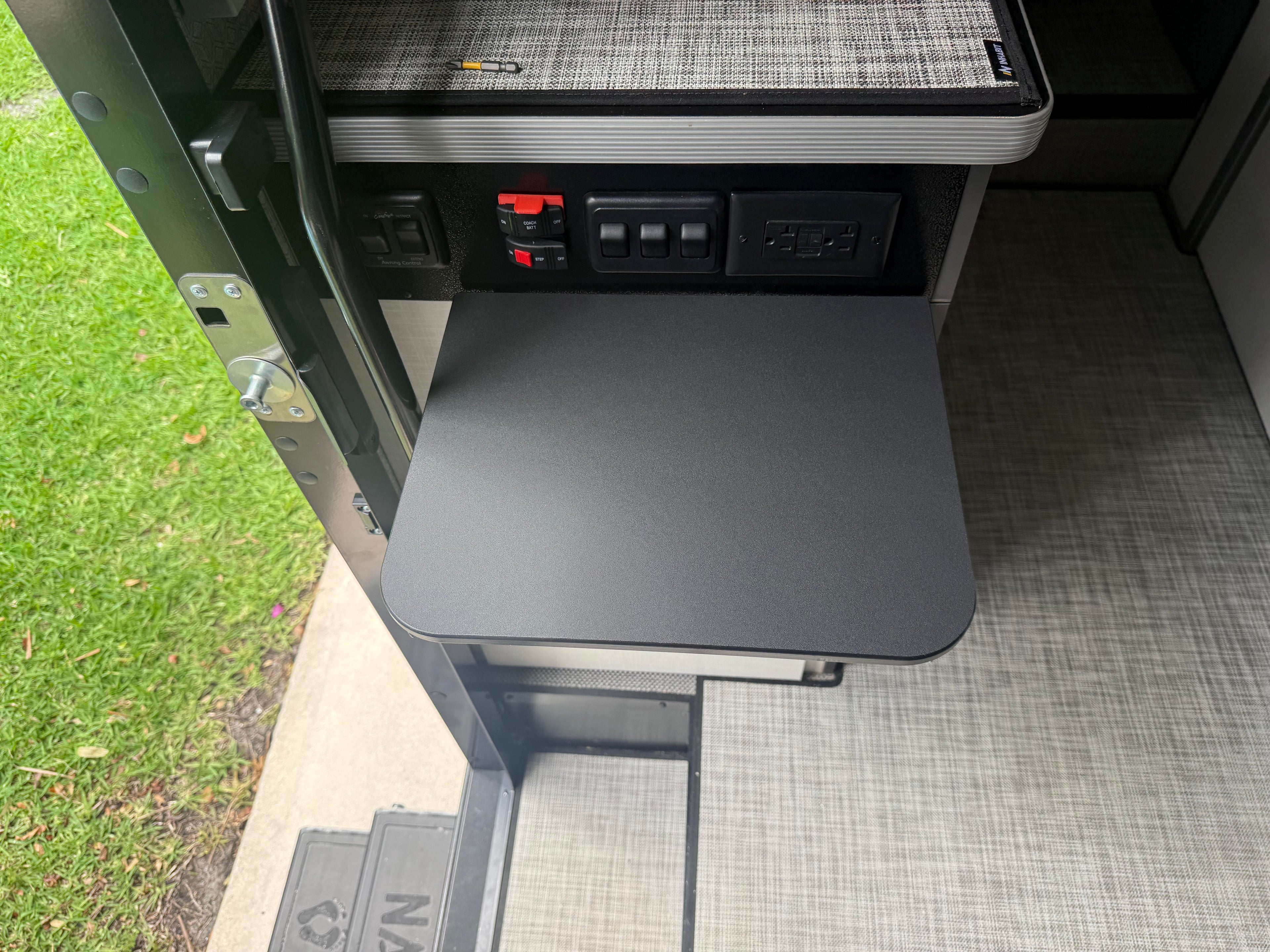 Grip Turf Folding Counter Top Extension Black.  DIY Friendly