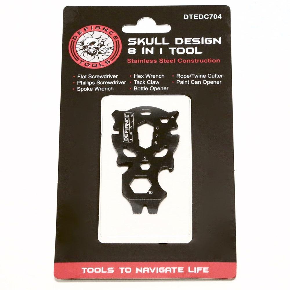 Skull Keychain EDC Tool - 8 in 1