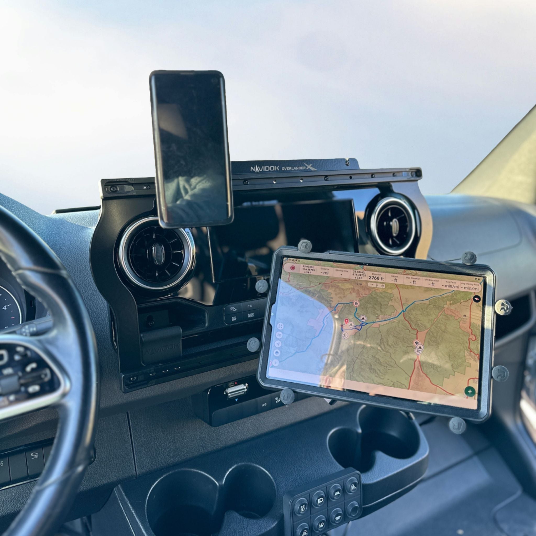 Navidok Overlander X - No Drill Dash Mount