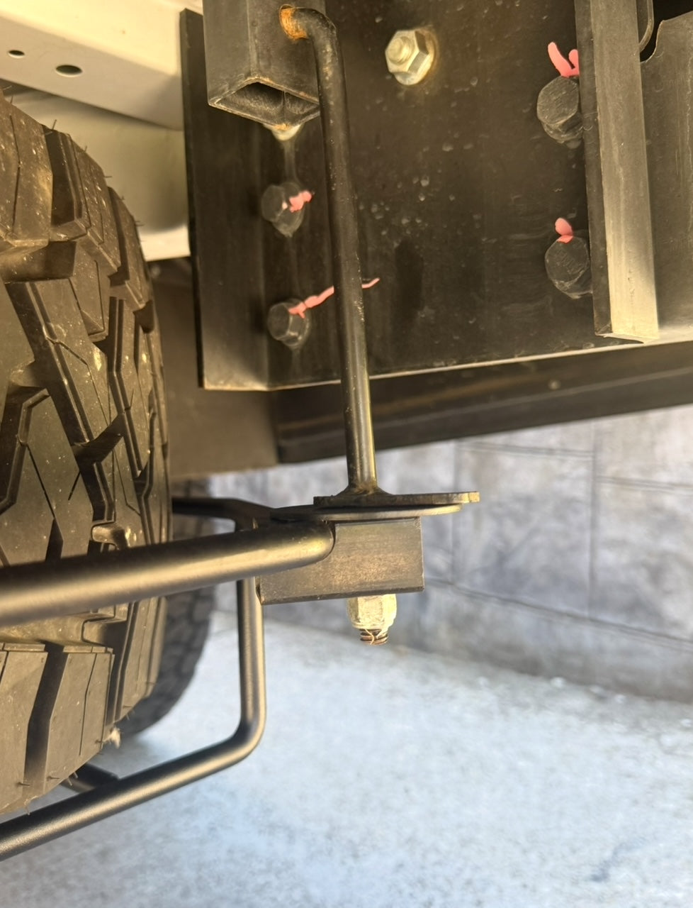 Sprinter Ekko Oversized Spare Tire Basket for Mercedes Sprinter 3500 Cab & Chassis