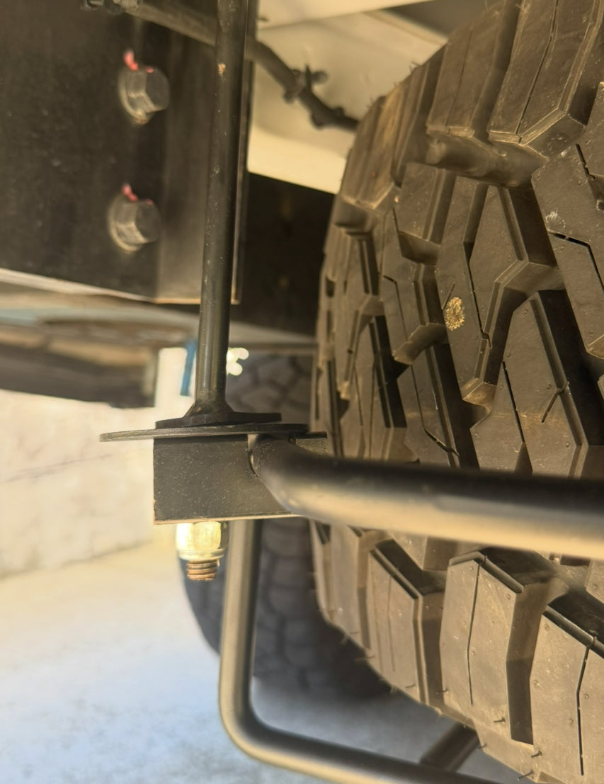 Sprinter Ekko Oversized Spare Tire Basket for Mercedes Sprinter 3500 Cab & Chassis