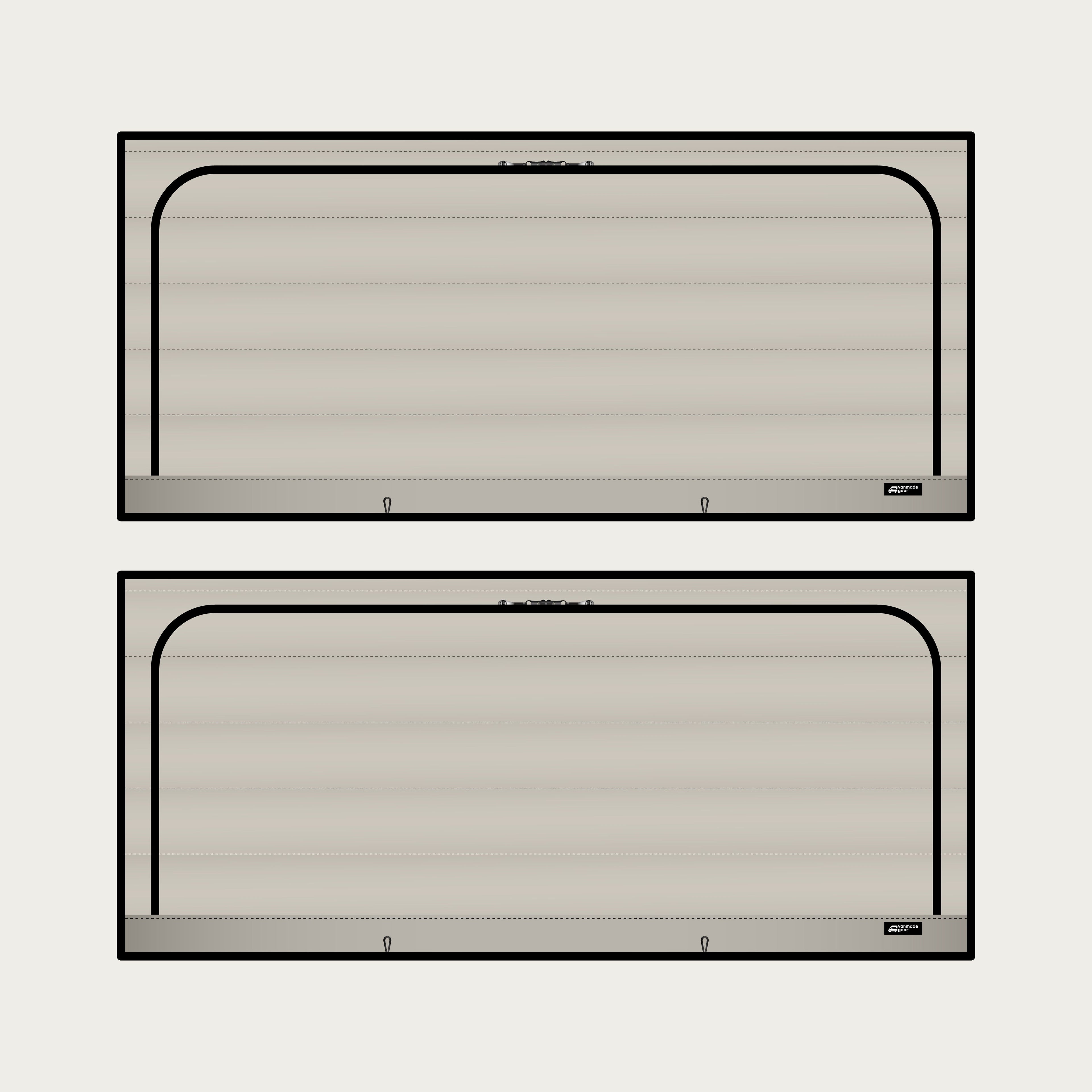 Sprinter Ekko - Bed Zipper Shade (Set)
