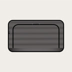 Revel - Slider Door Zipper Shade