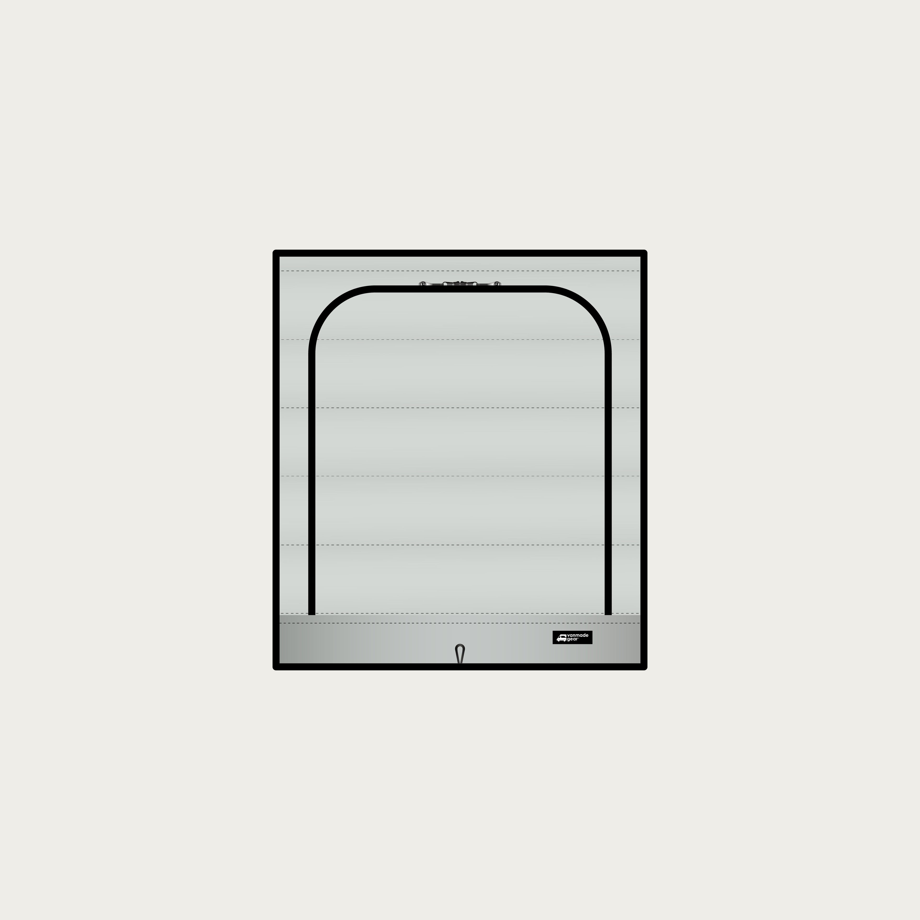Sprinter Ekko - Dinette Zipper Shade (Passenger Side)