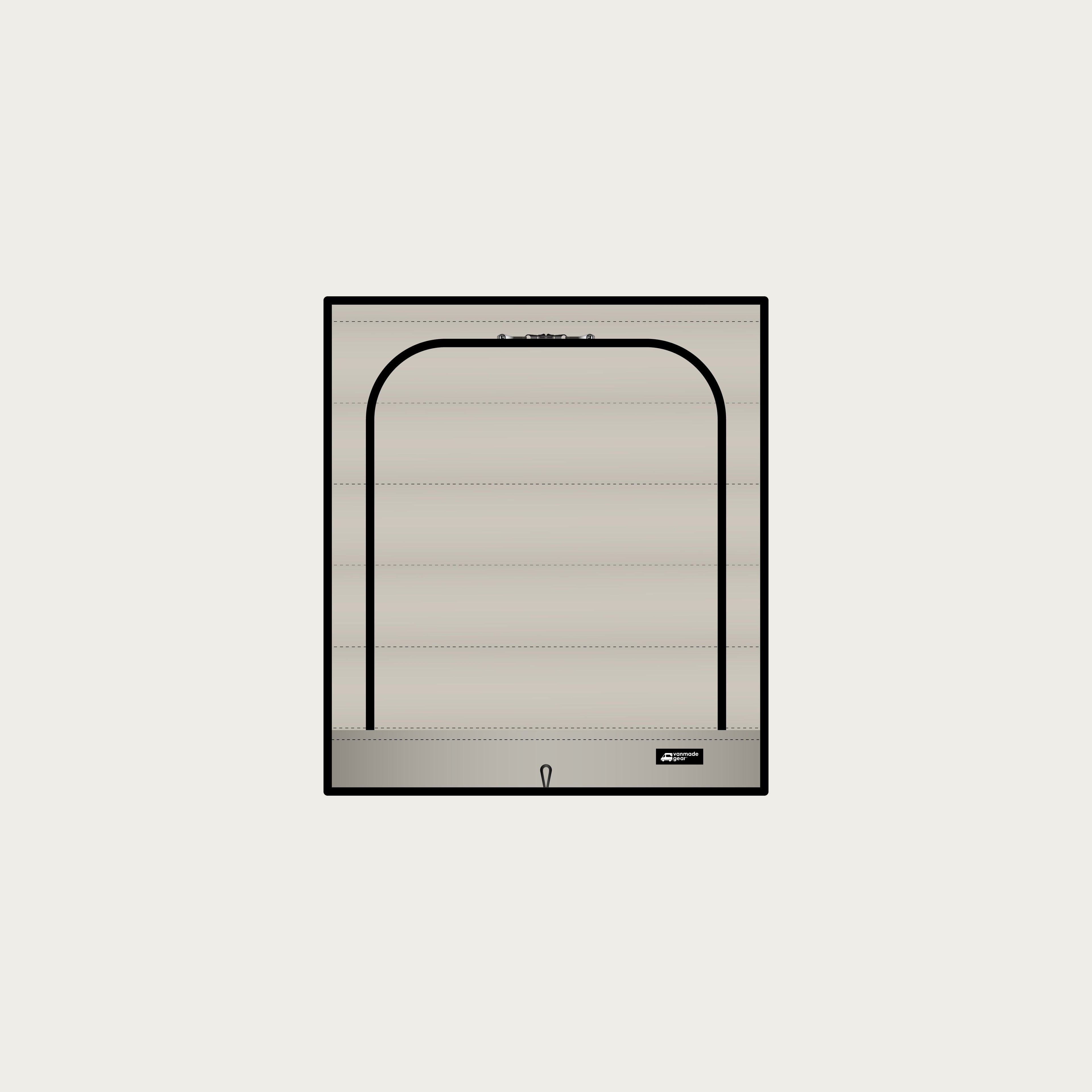 Sprinter Ekko - Dinette Zipper Shade (Passenger Side)