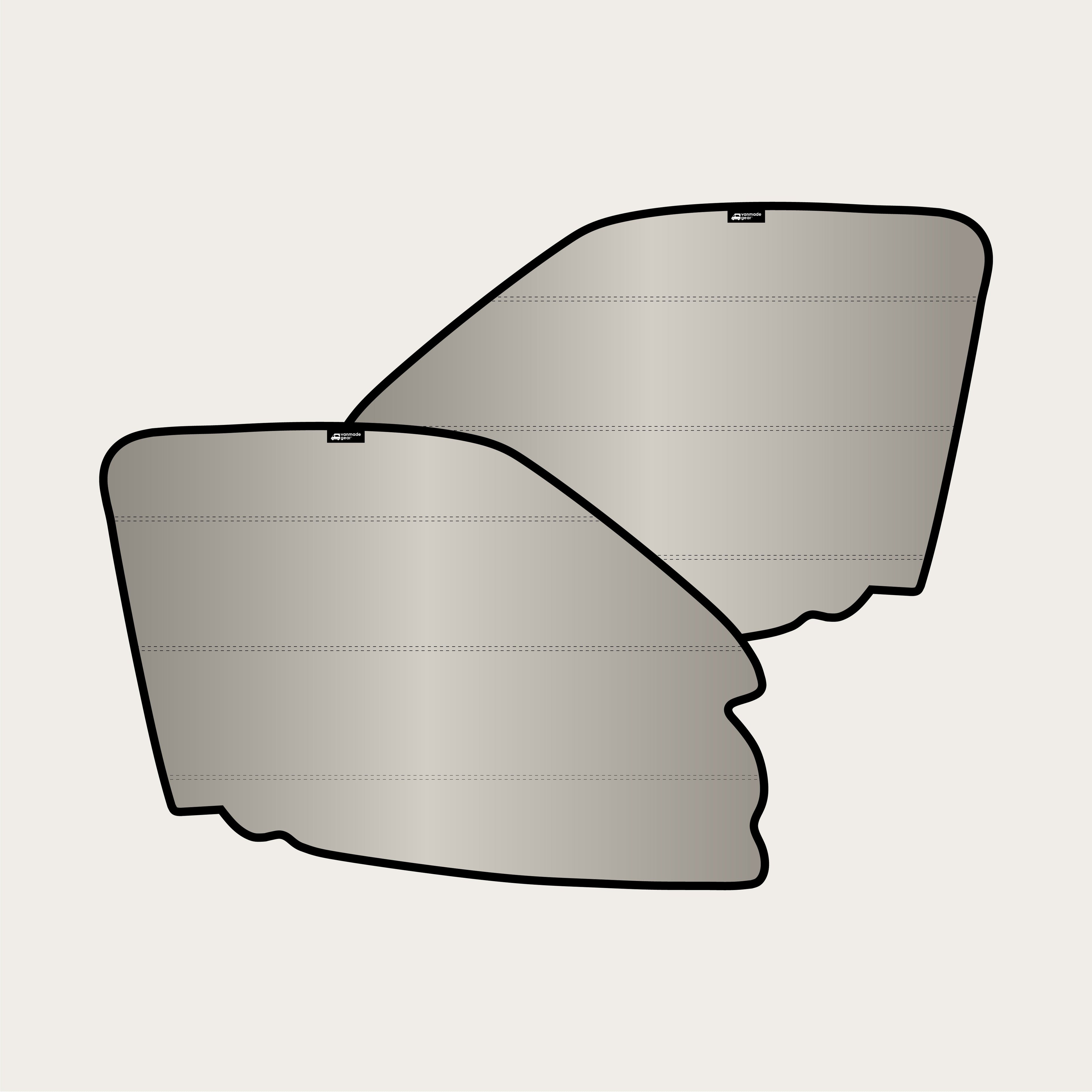 Sprinter Ekko - Front Door Shades (set)