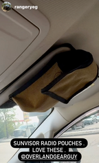 INEOS Grenadier Sun Visor Radio Pouch