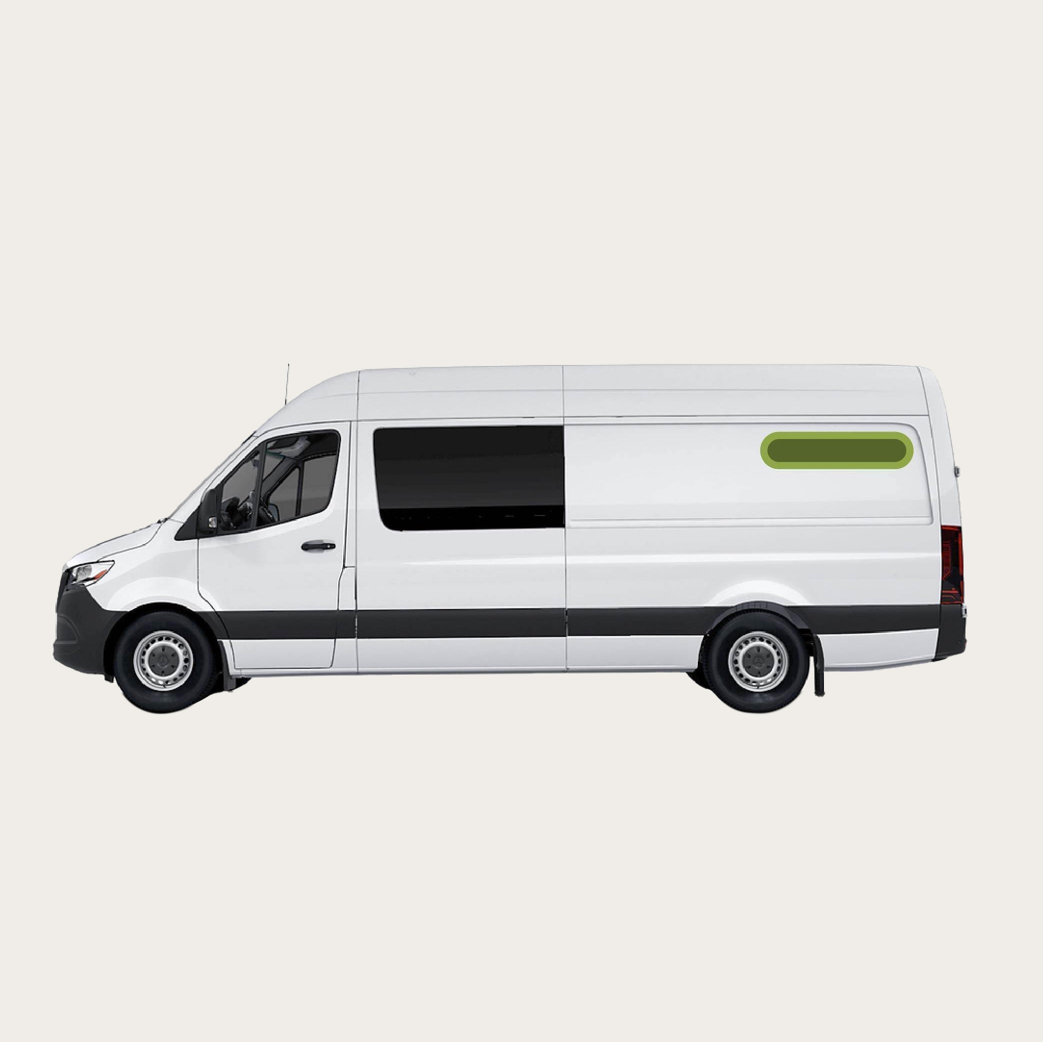 Sprinter Storyteller Half-Slider Bunk Window Shade