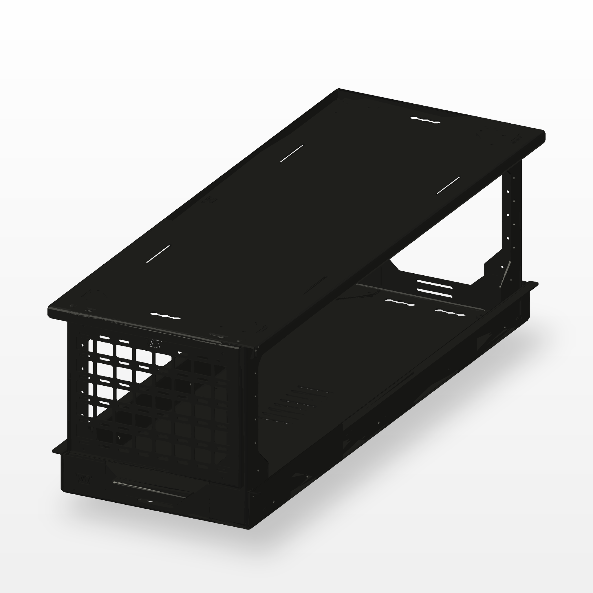 Cargo Tray System Pro - Molle Panel End (For 19" Wide Cargo Trays with 20" Legs)