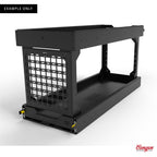Cargo Tray System Pro - Molle Panel End (For 19" Wide Cargo Trays with 20" Legs)